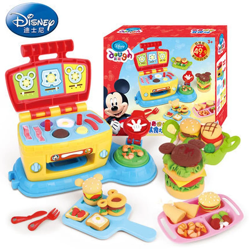 

Disney slime fluffy 3D printer kids slijm clay Non-toxic children handmade puzzle toy mickey Color mud Foam DIY Plasticine sets