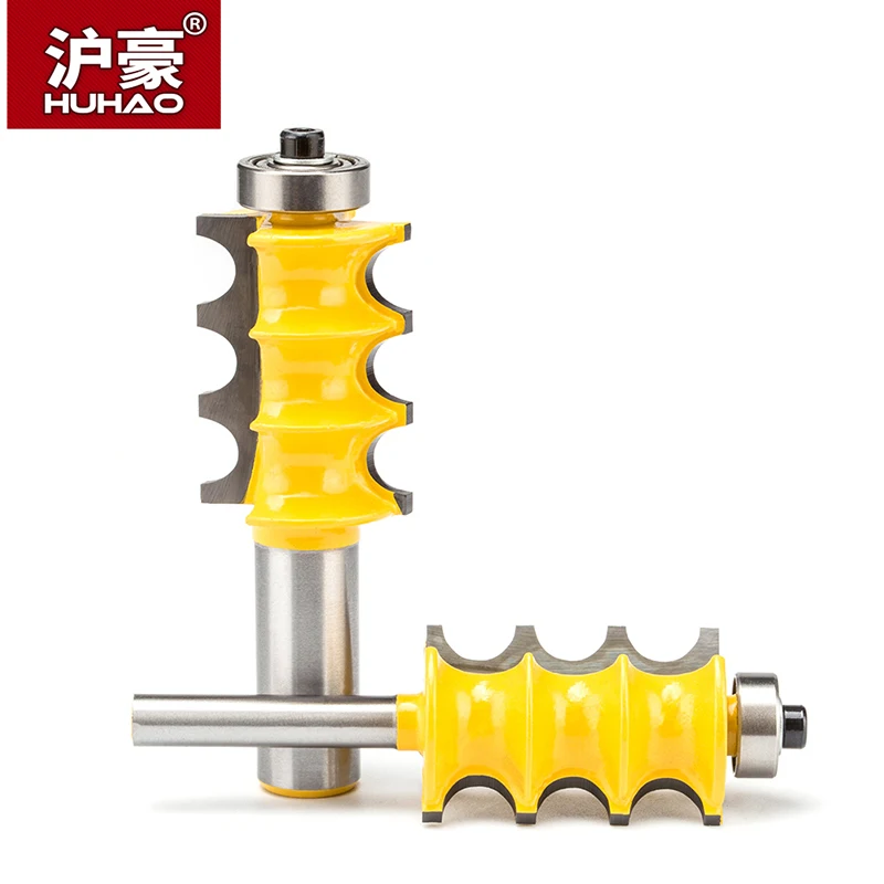 HUHAO 1pc 1 2 1 4 Shank Woodworking font b Router b font Bits With Bearing
