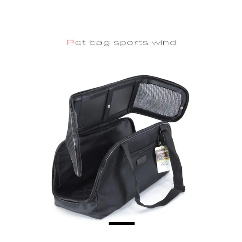 Модная однотонная Сумка-слинг из ткани Оксфорд для собак, дышащая дорожная сумка с ремнём через плечо для маленьких кошек PB740