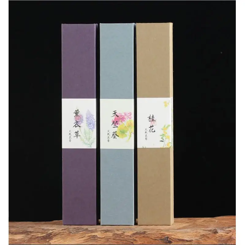 

Wholesale 55pcs/Box Natural Backflow Incense Buddhist Sandalwood Incense Stick for Home Living Room Decor