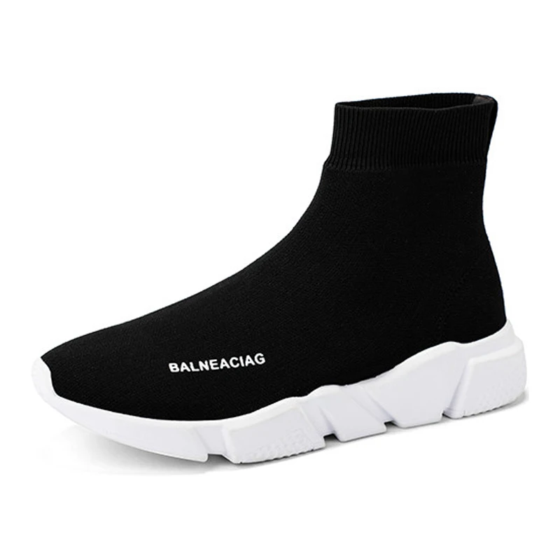 

2018 New Running Shoes Men's Lightweight Sneakers Masculino Esportivo flying Knit Cheap Sneakers For Women Free Run High Help