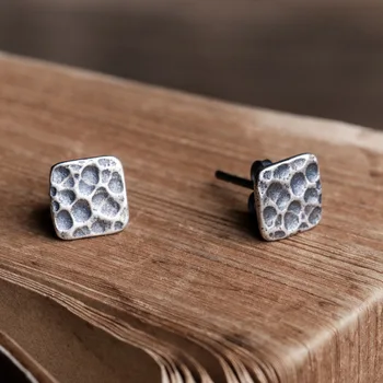 

silver silver s925 pure silver stud earrings general earrings wholesale Europe and the United States to restore ancient ways