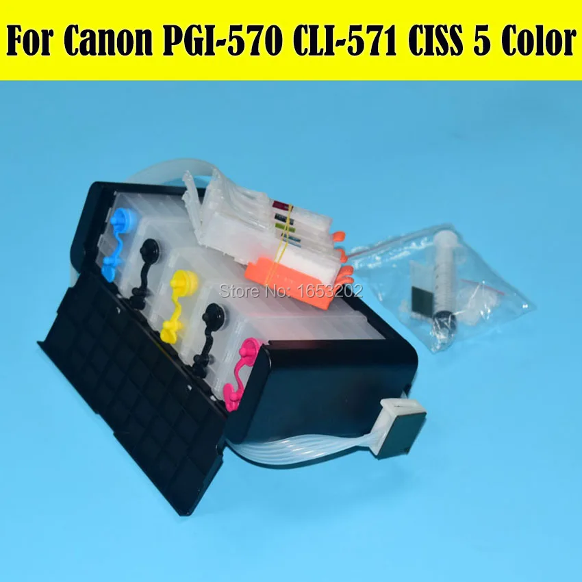 1 компл. СНПЧ для Canon PGI-570 CLI-571 СНПЧ для Canon MG5750 MG5751 MG5752 MG5753 MG6850 MG6851 MG6852 принтер с ARC чип