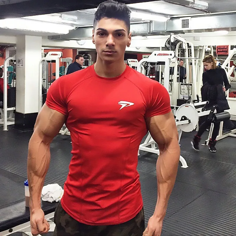 Спортивная футболка спортивная Для мужчин Rashgard быстросохнущая Fit для бега Фитнес