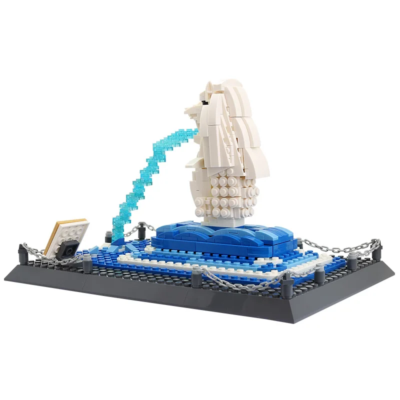 wange BLOCKS The Merlion statue SG 4218-1