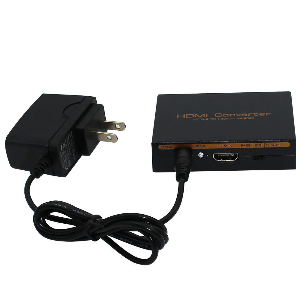 1080P HDMI в HDMI Оптический SPDIF Suppport 5,1+ RCA L/R аудио видео экстрактор конвертер сплиттер адаптер