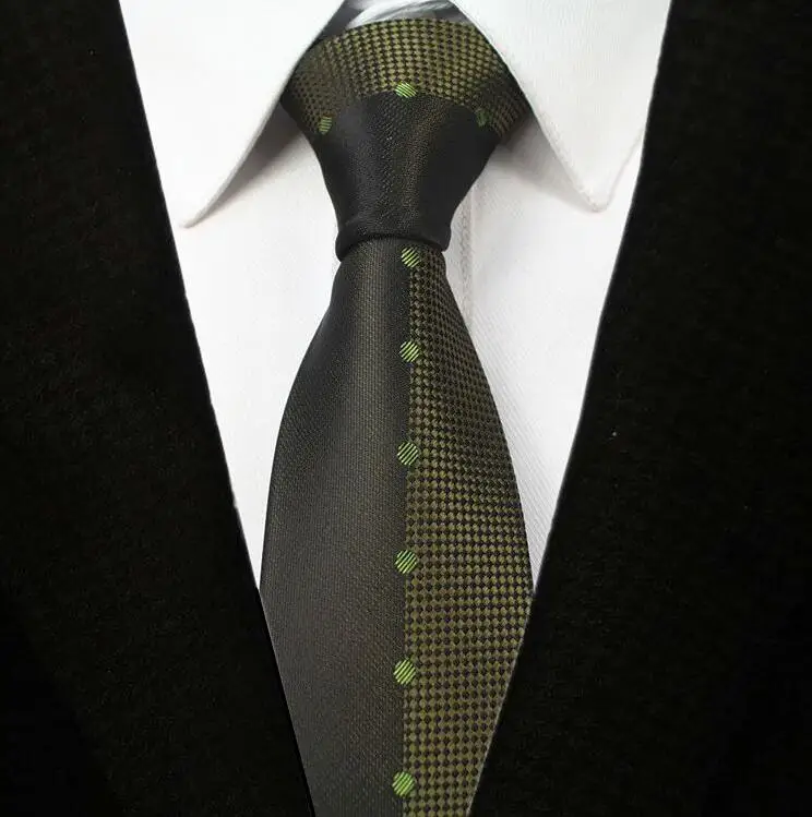 RBOCOTT Для мужчин Slim 6 cmtie половина Цвет и с рисунком в стиле пэчворк от галстуки в Вертикальную Полоску Для мужчин Для худой шеи галстук-бабочка для Свадебная вечеринка - Цвет: 16