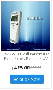 UV-340 цифровой портативный Ультрафиолетовый радиометр UV-340(315-370) Профессиональный высокоточный измерительный прибор вторичный светильник