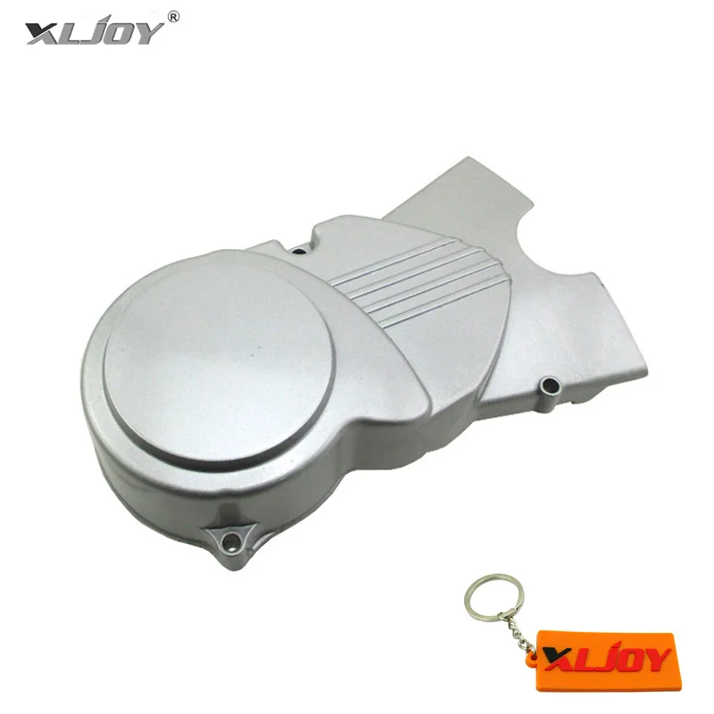 Xljoy Silver Left Engine Stator Cover For 50cc 70cc 90cc 110cc 125cc