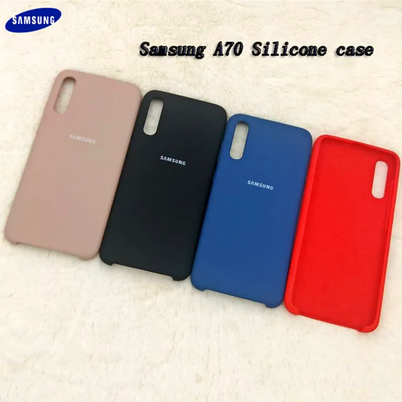 

Original Samsung A70 SM-A705 A7050 Silicone case soft TPU protective back cover for Galaxy A 70 a70 mobile phone case with logo