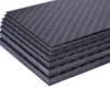 100mm X 250mm 0.5mm 1mm 1.5mm 2mm 3mm 4mm 5mm 3K Carbon Fiber Plate Panel Sheets Matte High Composite Hardness Material ► Photo 2/5