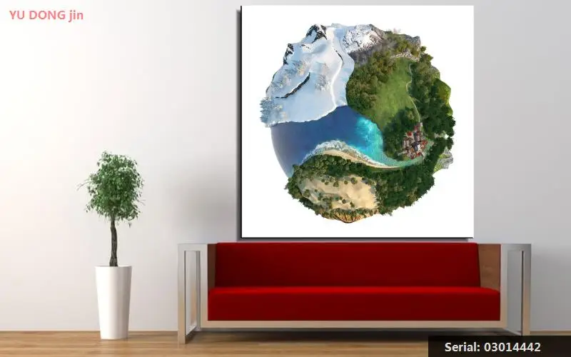 Still life Abstract oil Painting Drawing art Spray Unframed Canvas hand square gemstone action hologram kitchen wire03014442 | Дом и сад