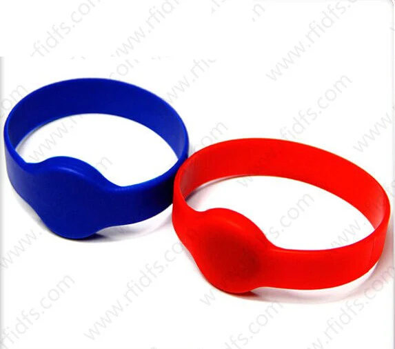 13,56 МГц близость силиконовый браслет для радиочастотной идентификации водонепроницаемый браслет для чтения-записи
