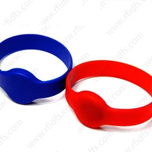 13,56 МГц близость силиконовый браслет для радиочастотной идентификации водонепроницаемый браслет для чтения-записи