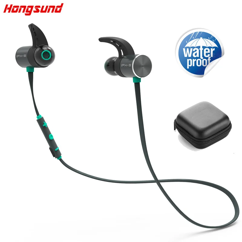 Hongsund hb806Bluetooth наушники беспроводные IPX5 водонепроницаемые Двойная Батарея