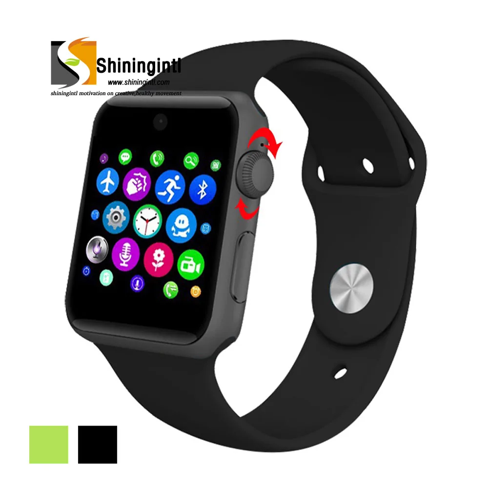 Smochm Bluetooth умные часы спортивные MTK2502C камера SIM карта Силиконовый ремешок для Apple