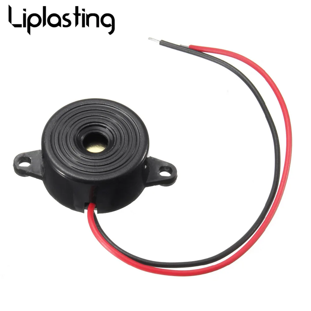 

Liplasting Car 95DB Alarm DC 3-24V Electronic Buzzer Continuous Beep Black Piezo Piezoelectric Sound Beeper For Household
