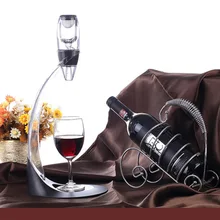 Портативный Декантер для вина волшебный графин аэратор для красного вина мешок Хоппер и фильтр