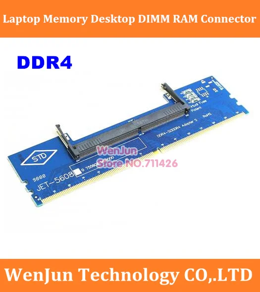 

High quality Laptop DDR3 DDR4 SO-DIMM To Desktop DIMM Memory RAM Connector Adapter Desktop PC Memory Cards Converter Adaptor