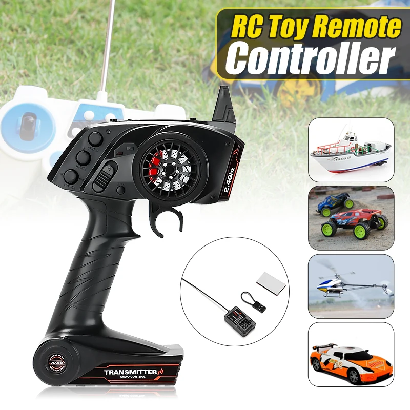 

3CH 2.4GHz Remote Control Transmitter with Receiver for Spare RC Car / Boat