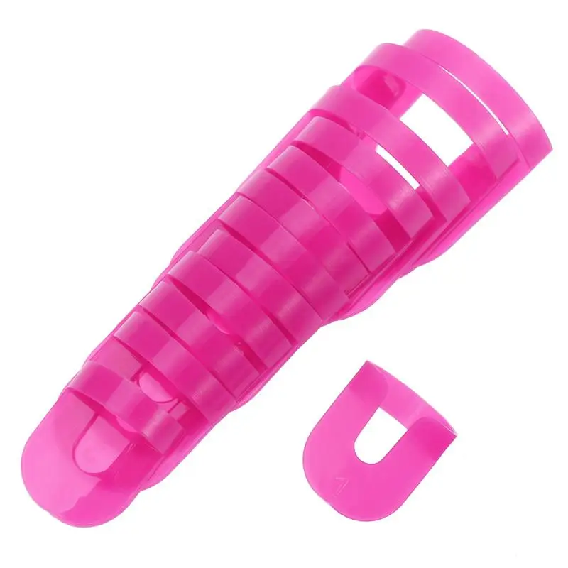 RUIMIO 52 шт лак для ногтей против перелива Клип Маникюр Щит протектор инструменты для дизайна ногтей(розовый