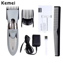 200-240 В водостойкий Kemei Электрический лезвие машинки для стрижки волос для мужчин бритва триммер для волос резка машина перезаряжаемая