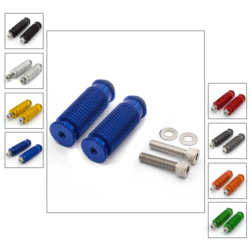 

8mm CNC Footpegs Foot Pegs Footpeg Motorcycle Foot Footrest Foot Pegs Pedal Universal For Honda CB400SF CB400 NSR250 RS125 GP125