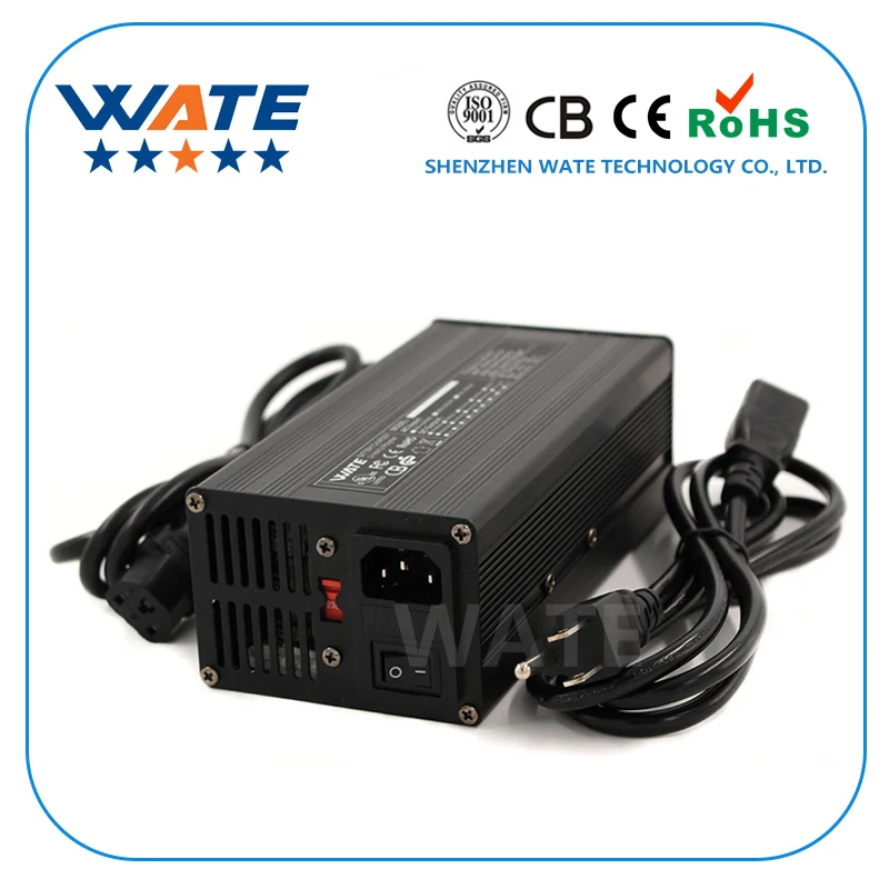 

87.6V 3A Charger 24S 72V LiFePO4 Battery Smart Charger High Power With Fan Aluminum Case