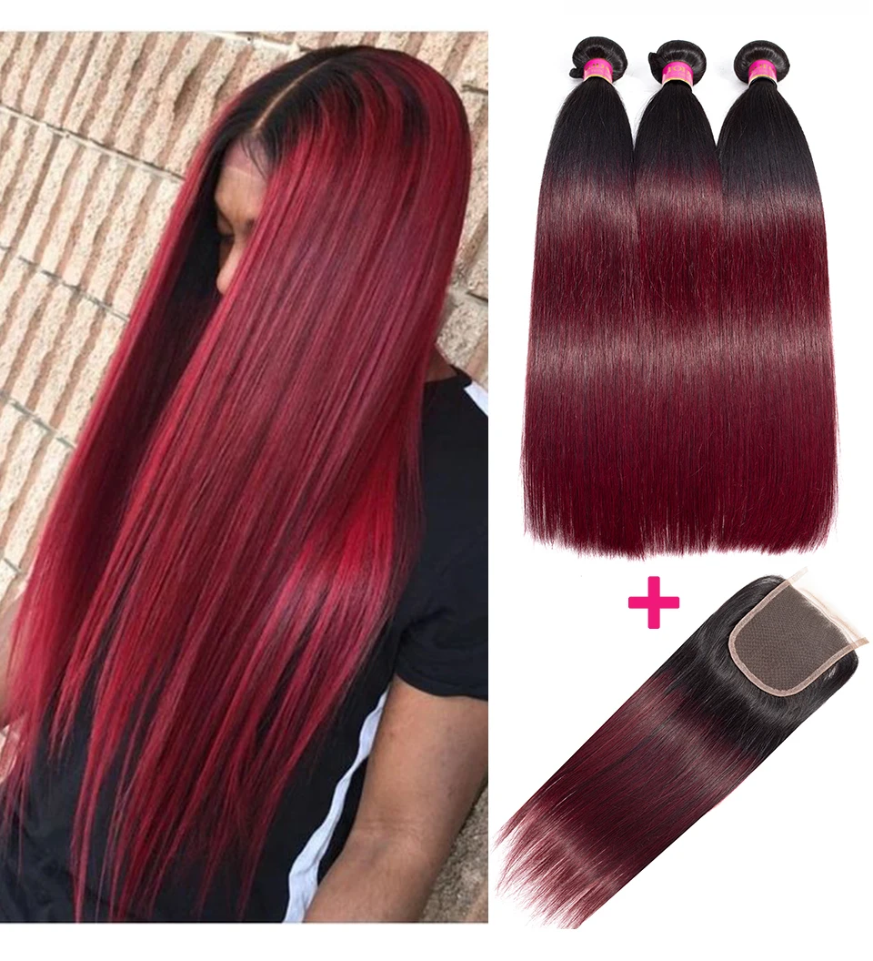 mink brazilian hair bundles with closure