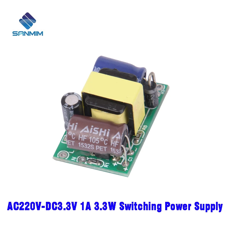 

1PCS SANMIN AC220V to DC3.3V 5V 9V 12V 24V 3.3W Power supply Isolated switching power supply bare board PLA05BC