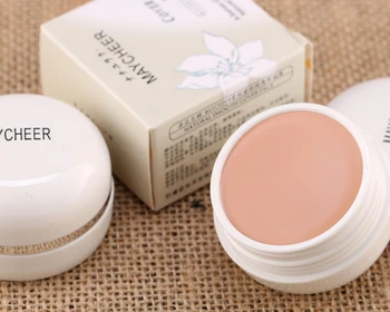

1Pc Long Lasting Foundation Cream Face Makeup Base SPF30 Concealer Waterproof Cake Women Facial Make up Brighten Smooth Cosmetic