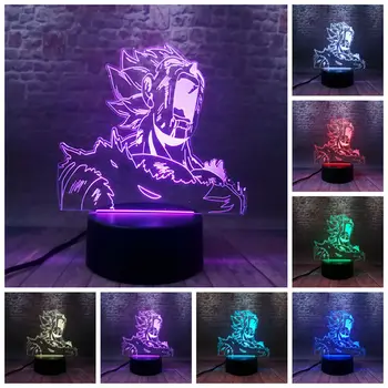 

Dragon Ball Z Anime Figma Model 3D Illusion LED NightLight 7 Colors Chinging Light Dragon Ball Super Japan Manga Model Toys gift