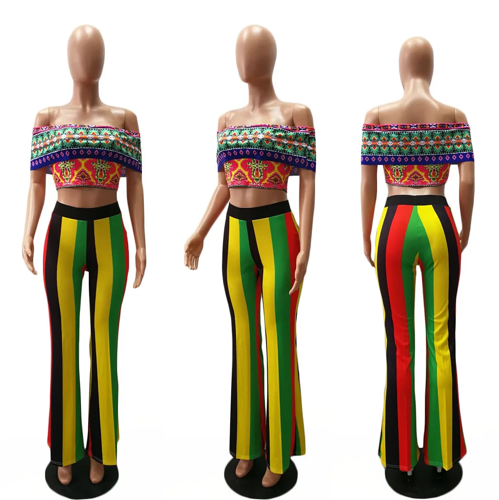 2018 Новый Arraival женские полосатые штаны с принтом|printed pants|pants print womenpants women |