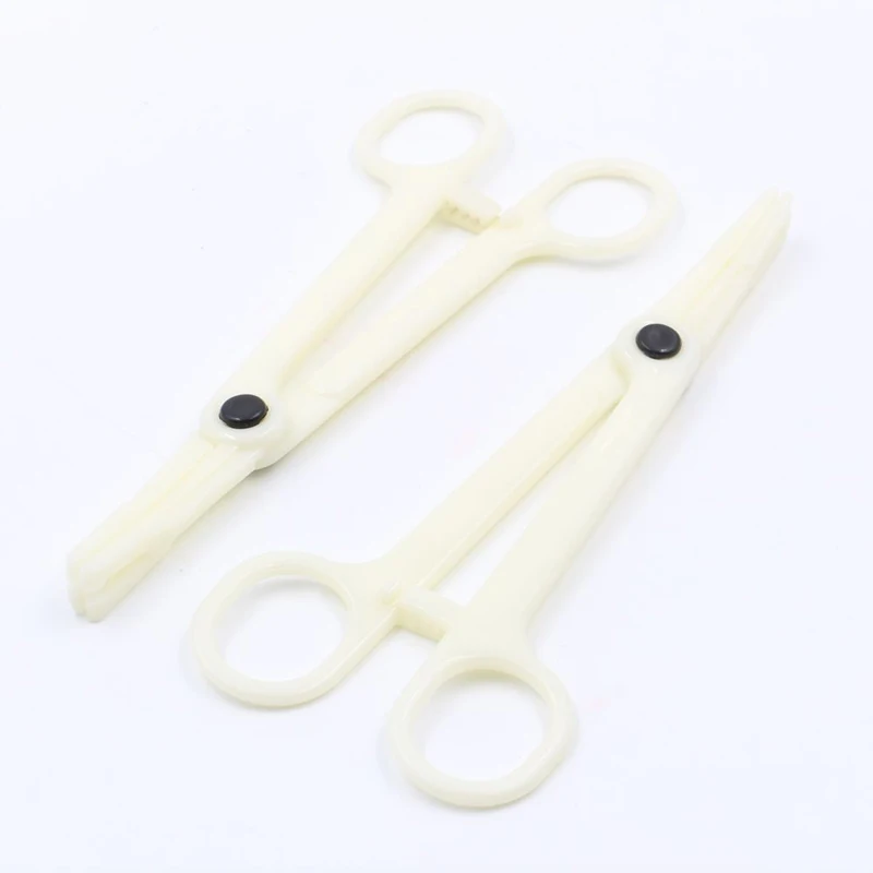 16 cm Professional Plastic Disposable Body Piercing Plier Round Open Clamp Body Ear Lip Navel Nose Tongue Piercing Forcep Tool