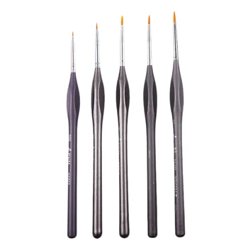 

5Pcs Art Supplies Mink Artist Brushes Miniature Water Color Paint Brush Set For Kids Drawing Arcylic Oil Painting