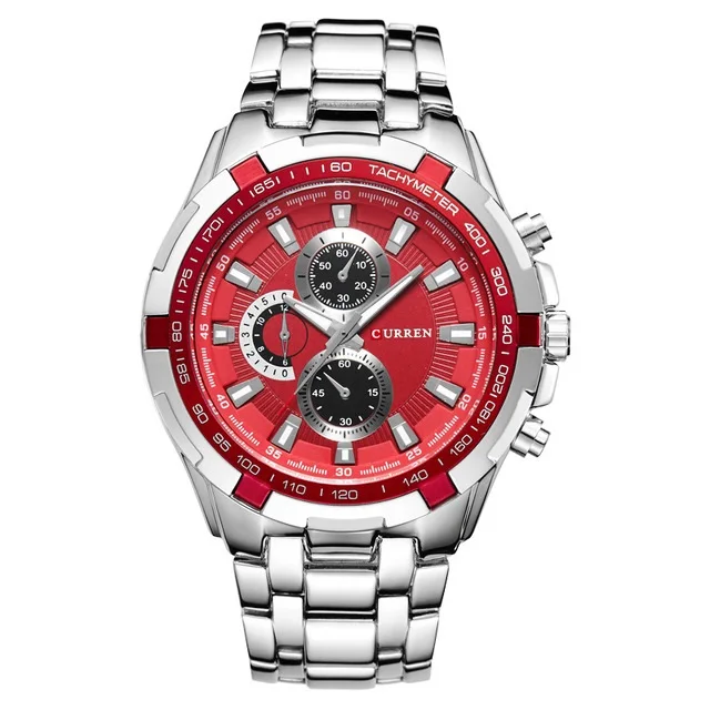 

Top Brand Luxury Mens Watches Fashion Black Steel Men Quartz Watch Casual Military Water Resistant Sport Chronograph Wristwatch