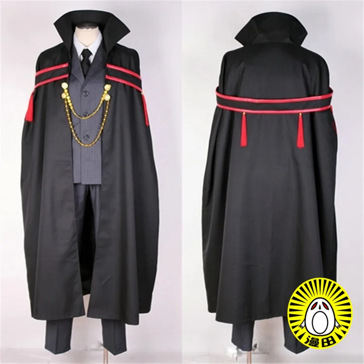 

Free shipping Cartoon Anime HITMAN REBORN Cosplay Giotto VongolePrimo Cos Woman Man Halloween Party Cosplay Costume