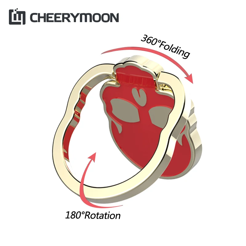 CHEERYMOON Skeleton Series Holder Universal Mobile Phone Ring Stand Metal Finger Grip For iPhone Samsung Bracket ALL Tracking