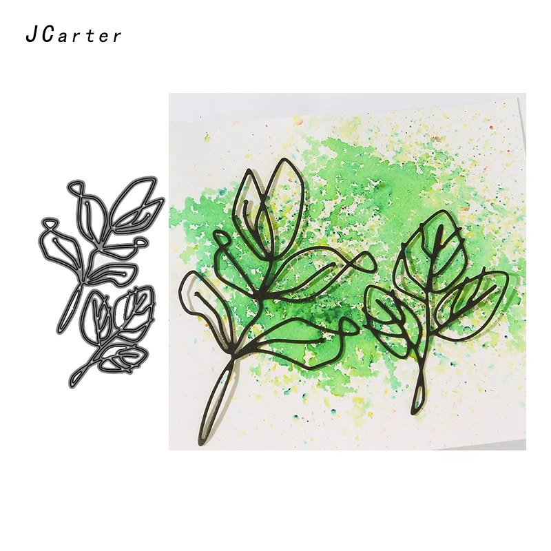 

JC Metal Cutting Dies for Scrapbooking Dies Cut Grass Tree Leaves Leaf Craft Stencil Handmade Card Making Model Decoration Die