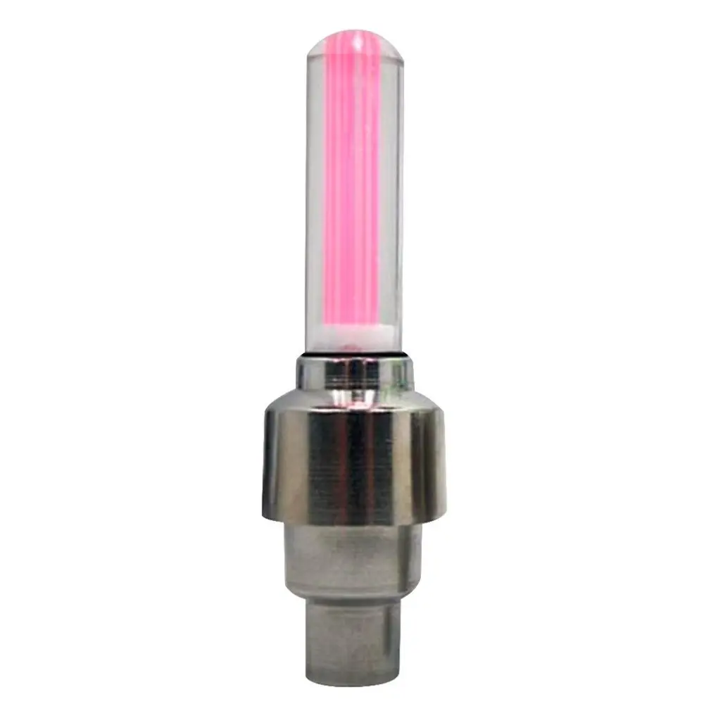 Discount 1PCS LED Super Bright Bike Bicycle Tyre Wheel Valve Cap Light LED Tyre Tire Valve Caps Wheel Spokes Light 1