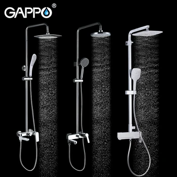 

GAPPO Shower faucets Bathroom faucet rain shower set Brass mixer water tap bath shower set waterfall wall mounted shower system