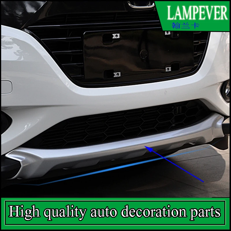 

Car-styling Front Plus Rear Body Bumper protection Trim For Honda HR-V HRV 2014-2016 Protect Car Fender Guard Bumper Cover Trim