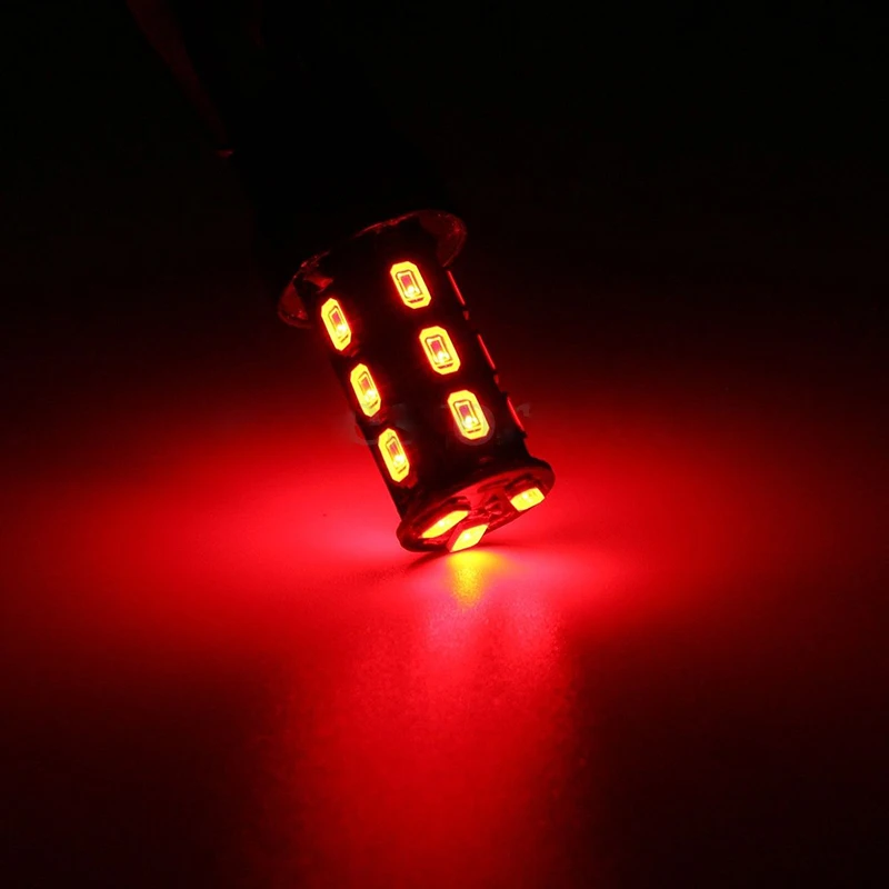2 предмета в комплекте 12 V автомобиль T20 7443 18 светодиодный 5630 SMD стоп задние фонари красный свет лампы