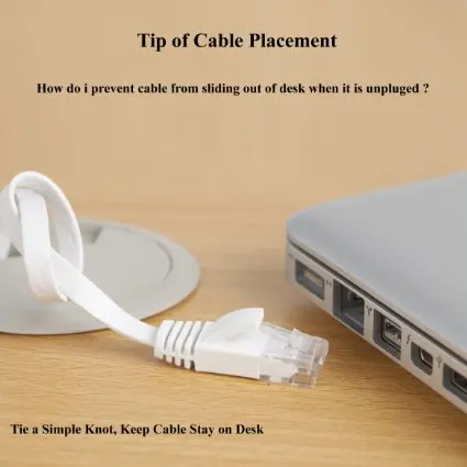 3M 10FT  Pure copper wire CAT6 Flat UTP Ethernet Network Cable RJ45 Patch LAN cable black white color