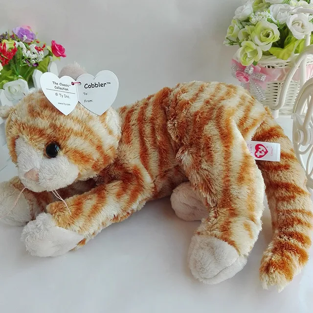 New arrive Cobbler cat TY classic 1PC 32CM Plush Toys Stuffed animals