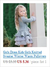 Платье Для Девочек пуловер для новорожденных девочек с надписью, платье-свитер, одежда для малышей детский костюм с длинными рукавами на осень и зиму, T
