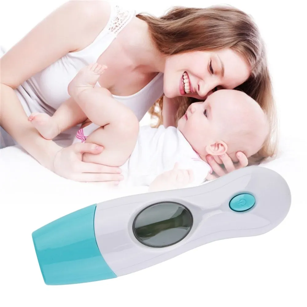 

1Pc Useful Household 8 in 1 Digital LCD Infrared Thermometer Ear & Forehead for Baby Child Family Electronic Thermometer Newest