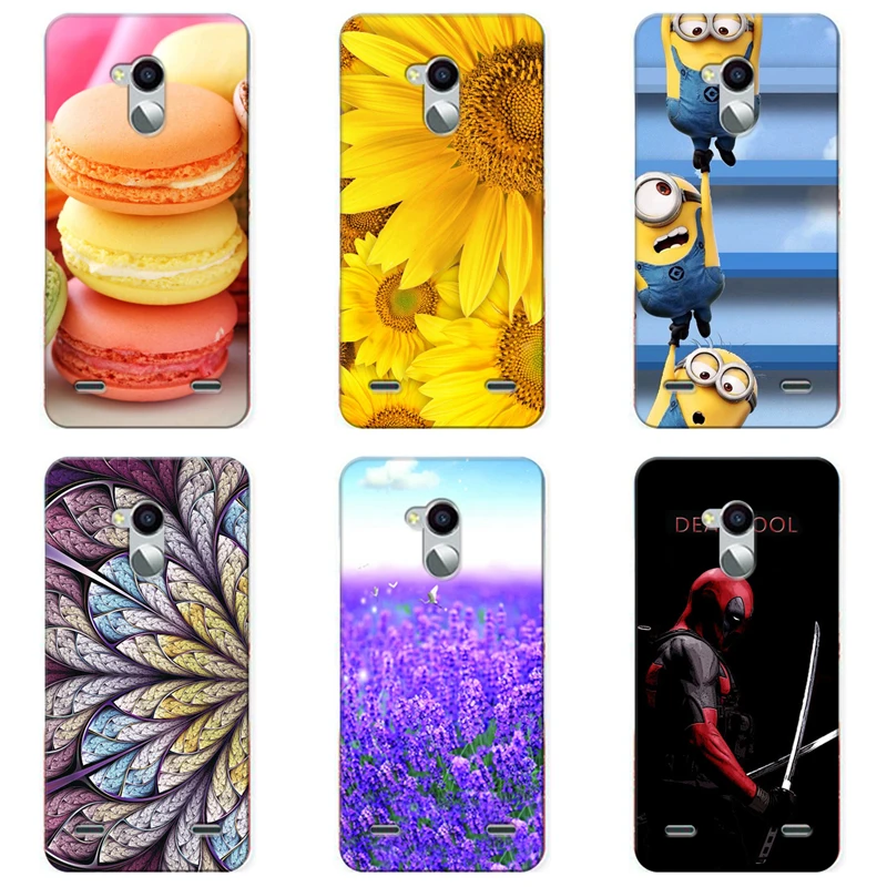 

Soft Silicon ZTE Blade V7 Case Cover TPU ZTE V7 Max Case Painted Phone Back Protective Case FOR ZTE Blade V7 Lite