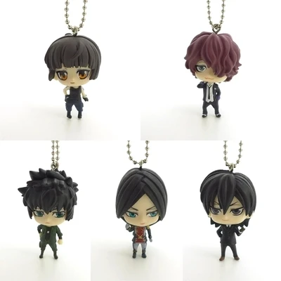 

Lovely Cute Cartoon Psycho-Pass version keychain model Japan Psycho Pass toy for Animation collection kid action figure PY315