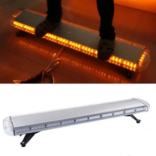 castaleca High Power 88W 47″ 88LED Emergency Warning Beacon car truck strobe light Bar Roof Top multiple Colour flashing lamp